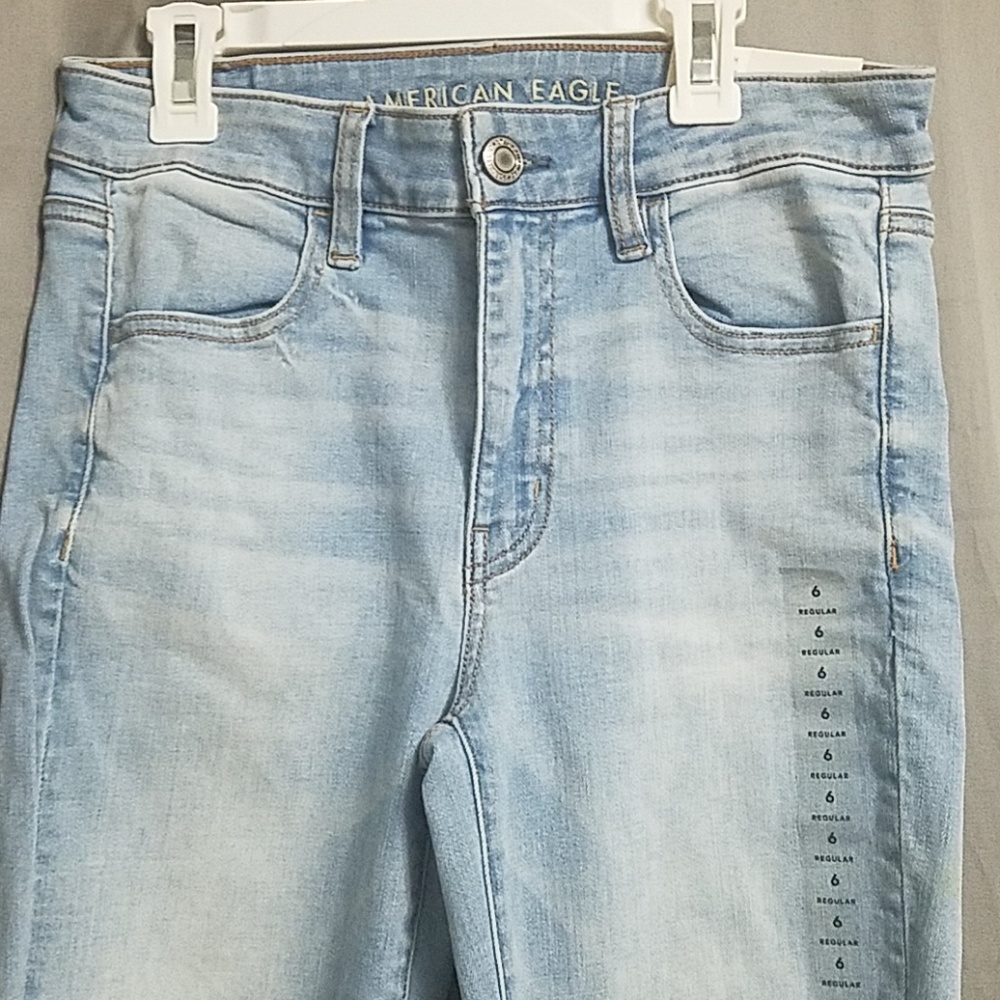Ae light wash jeans